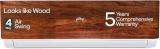 Godrej 1.5 Ton 3 Star SIC 18VTC3 WYB TK 5 Years Comprehensive Warranty 4 Way Air Swing Wood Finish Inverter Split AC