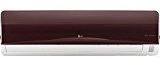 Lg 1.0 Ton 3 Star JS Q12RUXA Inverter Split AC (Copper, Wine Red)