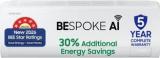 Samsung 1 Ton 5 Star AR50H12D1ZH/AR50H12D1ZHNNA/AR50H12D1ZHXNA 2026 Model 5 Step Inverter Split AC (White)