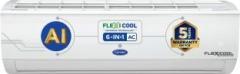 Carrier 2 Ton 5 Star CAI24ES5R34F0 2024 Model AI Flexicool Convertible 6 in 1 Cooling Dual Filtration with HD & Auto Cleanser Split Inverter AC (Copper Condenser, White, with PM 2.5 Filter)