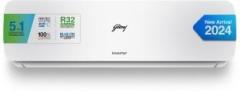 Godrej 0.8 Ton 3 Star EI 11NINV3R32 WYE Split Inverter AC (Copper Condenser, White)