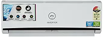 Godrej 1 Ton 3 Star Copper GIC 12YTC3 WTA White Inverter Split AC