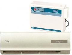 Haier 1.5 Ton 3 Star HSU 18CK3 Split Air Conditioner with Premiere 4KVA Stabilizer Single Booster