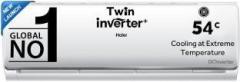 Haier 1.5 Ton 3 Star HSU52V TBS3BN INV Dual Inverter with Micro Bacterial Filter, 54 High Ambient Performance, Low Power Consumption, Heavy Duty Split AC (Copper Condenser, White)