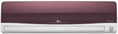 Lg 1 Ton 3 Star JS Q12TWXD Inverter AC (Copper Condenser, BEE Rating 2018, White, Maroon)