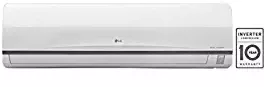 Lg 1 Ton 3 Star Electronics Dual Inverter Split AC (White, Copper)