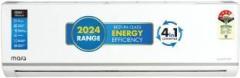 Marq By Flipkart 1.5 Ton 4 Star 154IPG24WQ2 2024 Range 4 in 1 Convertible with Turbo Cool Technology Split Inverter AC (Copper Condenser, White)