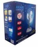 Akari 12 Inch Rechargeable Table Fan