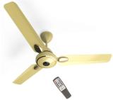 Atomberg Efficio+ 1400mm BLDC Motor Energy Saving Anti Dust Ceiling Fan With Remote Control | Metallic Gold