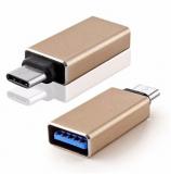 ELECTRA Gold USB Type C OTG Adapter RA