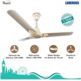 Luminous 1200 London Thames Ceiling Fan Brown