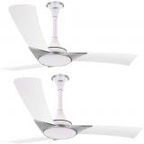 Luminous 1200 Raptor Pack Of 2 Ceiling Fan White