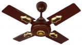 Min Max 600 24 Inch Classic 4 Blade Ceiling Fan Brown