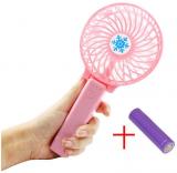 Mini Portable Hand Held Desk Fan Cooler Cooling USB Rechargeable Air Conditioner