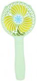 Mini Portable Hand Held Desk Fan Cooler Cooling USB Rechargeable Green