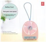 Mini Rechargeable Fan With Rechargeable Battery Hanging Fan Desktop USB Fan