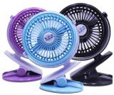 RIPICHI RECHARGEABLE FOLDING NEW TABLE FAN MULTICOLOR