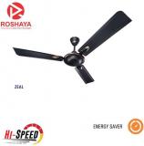 Roshaya 1200 Zeal Ceiling Fan Black