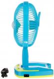 SRB 175 Good QualityPortable Fan Rechargeable TableFan Blue