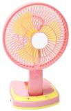 SRB 175 Portable Fan Rechargeable Battery Mini TableFan Pink