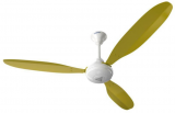 Superfan 1200 Super X1 With Remote Ceiling Fan Yellow