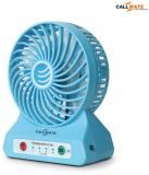 Callmate 230mm Dual Electric Fan Table Fan Blue