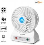 Callmate 230mm Dual Electric Fan TableFan White