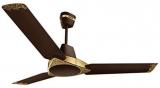 Luminous 1200 Jaiour Bandhej Shalimar Gold Ceiling Fan Black