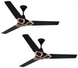 Luminous 1200 Jaipur Gangaur Ceiling Fan Black