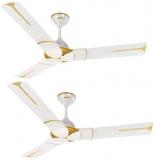 Luminous 1200 Jaipur Ghoomar Ceiling Fan White