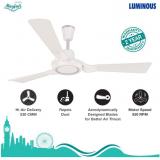 Luminous 1200 LONDON MAYFAIR Ceiling Fan White