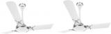 Luminous 1200 MM Deltoid Pack Of 2 Ceiling Fan Silky White