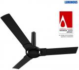 Luminous 1200 NEW YORK TIFFANY Ceiling Fan Black