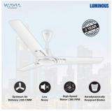 Luminous 1200 Wavia Ceiling Fan White