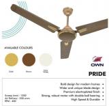 OWN 1200 PRIDE Ceiling Fan Brown