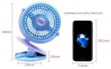 RIPICHI RECHARGEABLE NEW FOLDING TABLE FAN MULTICOLOR