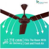 Syska 1200 SFP1200 BR Ceiling Fan Brown