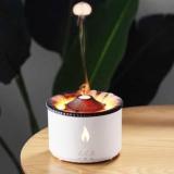 Darkstone Fab Ultrasonic Essential Oil Diffuser With Flame Volcano Humidifier Aroma Portable Room Air Purifier