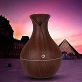 Divine Club Fashion Pot Shape Room Cool Mist Color Changing Plastic Wooden Humidifiers Portable Fridge Air Purifier