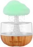 Donda Rain Cloud Air Humidifier Mushroom Waterfall Lamp Water Drip Cloud Diffuser Portable Room Air Purifier