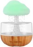 Donda Snuggling Cloud Rain Diffuser, Raindrop Humidifier, Mushroom Waterfall Lamp Portable Room Air Purifier