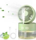 Elephantboat 2 IN 1 USB Portable Fan With Humidifier USB Desktop Fan Foldable Office Personal Portable Room Air Purifier