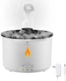 Elephantboat Humidifier For Room, Jellyfish Spray Volcano Flame Effect 360ML Air Portable Room Air Purifier