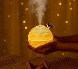 Jiya Enterprise Portable USB 330ml Cool Mist Humidifiers Colorful Light Mini 3d Moon Lamp Portable Room Air Purifier