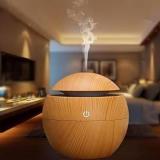 Lozenge Wooden Humidifier Portable Room Air Purifier