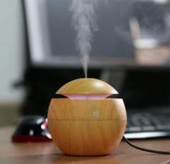 Makd PE ROUND SHAPE HUMIDIFIER WOODEN L36 Portable Room Air Purifier