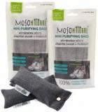 Moso Natural Mini Air Purifying Bags Naturally Absorbs Odours In Shoes, Backpacks And Luggages 50gm * 2 Portable Room Air Purifier