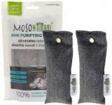 Moso Natural Mini Air Purifying Bags, Shoe Deodorizer And Odor Eliminator In Shoes, Backpacks And Luggages 50gm*2 Portable Room Air Purifier