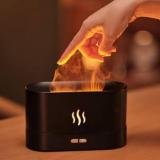 Nhb Boutique Aromatherapy Flame Light Quiet Aroma Humidifiers With Auto Shut Off Protection Portable Room Air Purifier