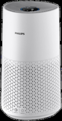 Product Image for PHILIPS AC1711/63 Covers Medium Rooms up to 78 m2 (830 sqft) | 300 m3/h CADR | Purifies Air in Under 10 Mins | 3-Layer HEPA NanoProtect | AeraSense PM2.5 Sensor | Compact Design Portable Room Air Purifier (White)